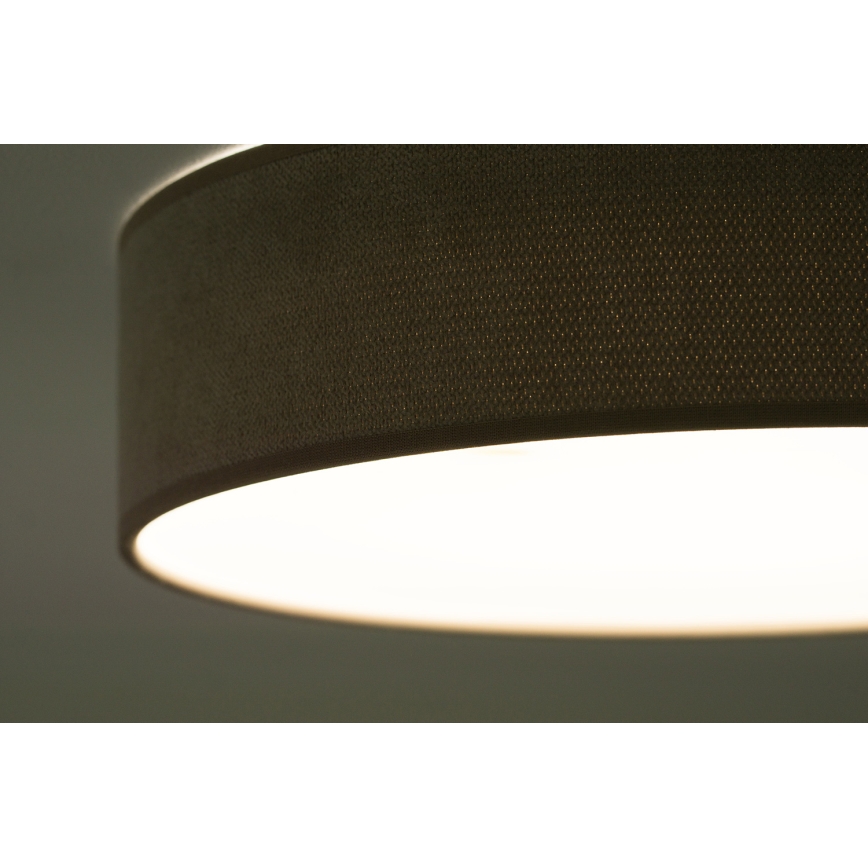 Duolla - Plafoniera LED CORTINA LED/26W/230V diametro 30 cm 4000K marrone