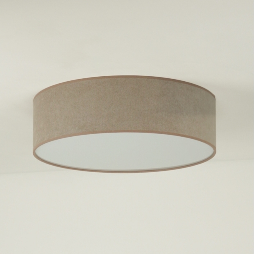 Duolla - Plafoniera LED CORTINA LED/26W/230V diametro 30 cm 4000K marrone