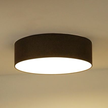 Duolla - Plafoniera LED CORTINA LED/26W/230V diametro 30 cm 4000K marrone