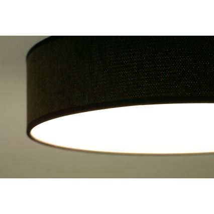 Duolla - Plafoniera LED CORTINA LED/26W/230V diametro 30 cm 4000K marrone
