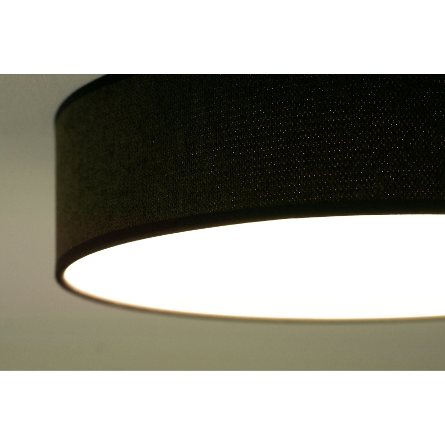 Duolla - Plafoniera LED CORTINA LED/26W/230V diametro 30 cm 4000K marrone