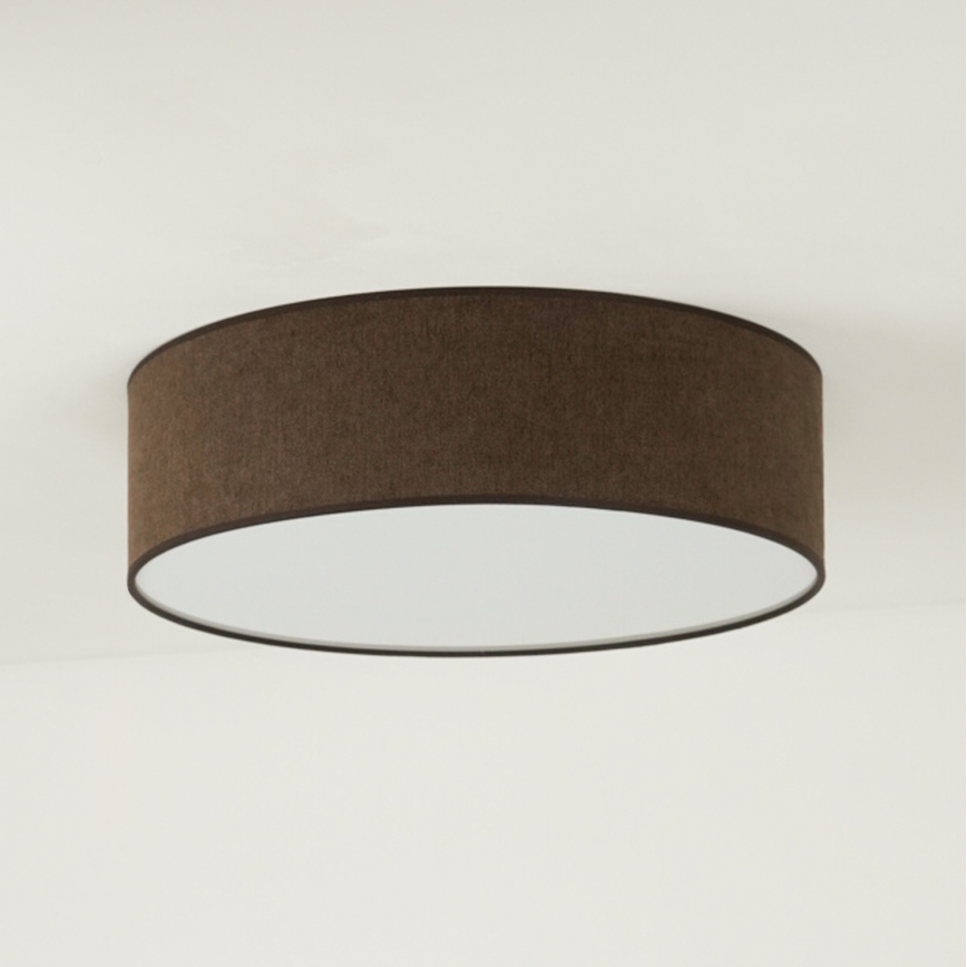 Duolla - Plafoniera LED CORTINA LED/26W/230V diametro 30 cm 4000K marrone