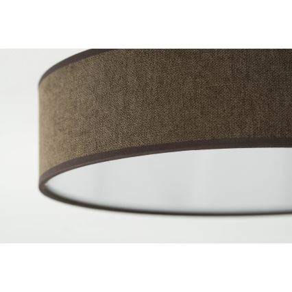 Duolla - Plafoniera LED CORTINA LED/26W/230V diametro 30 cm 4000K marrone