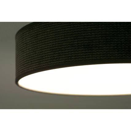 Duolla - Plafoniera LED CORTINA LED/26W/230V diametro 30 cm 4000K marrone