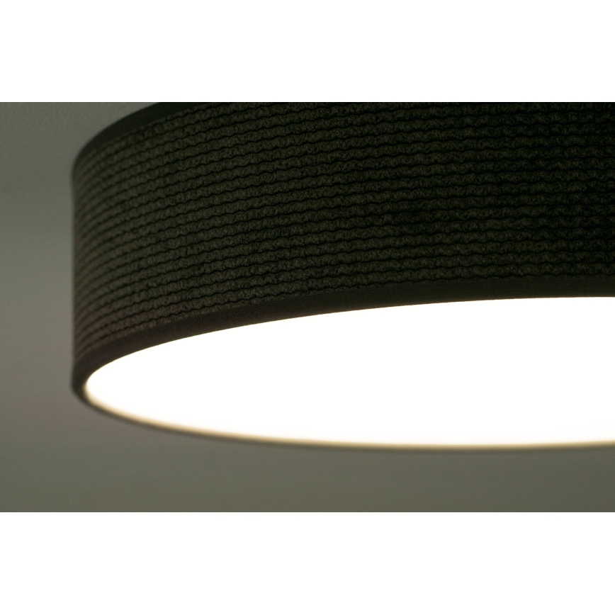 Duolla - Plafoniera LED CORTINA LED/26W/230V diametro 30 cm 4000K marrone