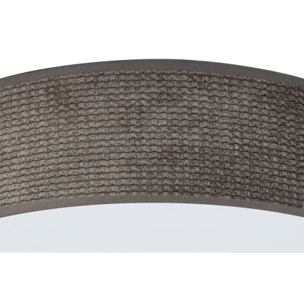 Duolla - Plafoniera LED CORTINA LED/26W/230V diametro 30 cm 4000K marrone
