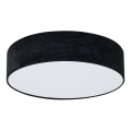 Duolla - Plafoniera LED CORTINA LED/26W/230V diametro 30 cm 4000K nero