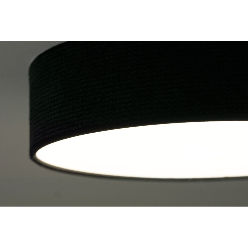 Duolla - Plafoniera LED CORTINA LED/26W/230V diametro 30 cm 4000K nero