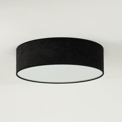 Duolla - Plafoniera LED CORTINA LED/26W/230V diametro 30 cm 4000K nero