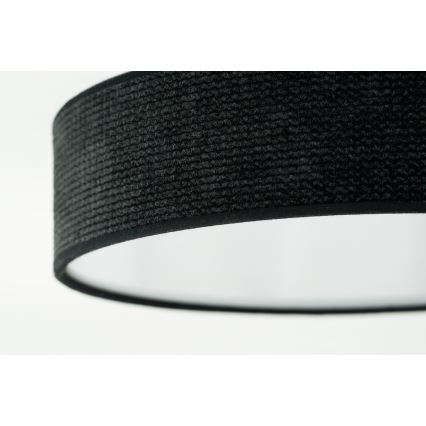 Duolla - Plafoniera LED CORTINA LED/26W/230V diametro 30 cm 4000K nero