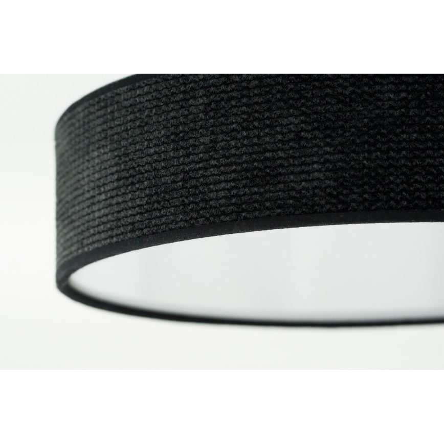 Duolla - Plafoniera LED CORTINA LED/26W/230V diametro 30 cm 4000K nero
