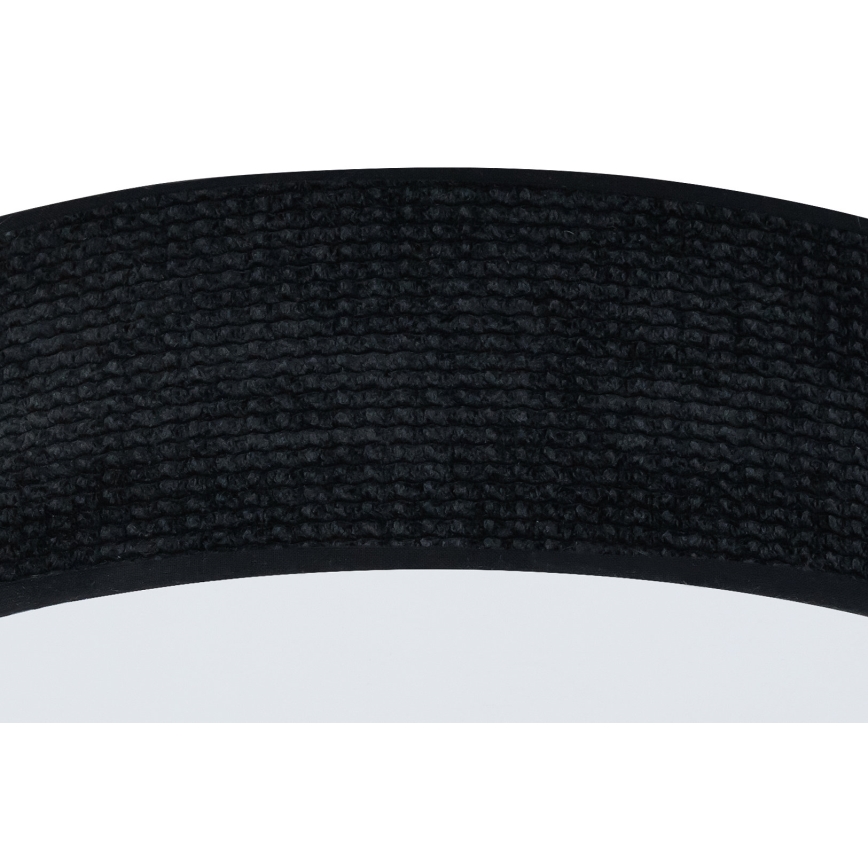 Duolla - Plafoniera LED CORTINA LED/26W/230V diametro 30 cm 4000K nero