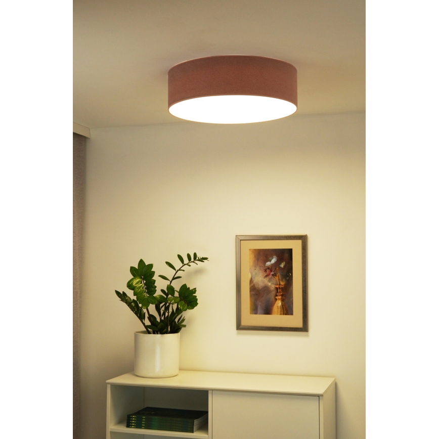 Duolla - Plafoniera LED CORTINA LED/26W/230V diametro 30 cm 4000K rosa
