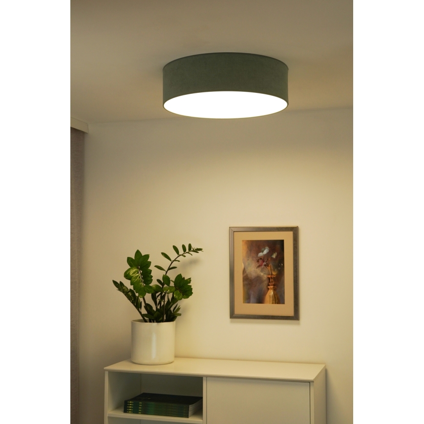 Duolla - Plafoniera LED CORTINA LED/26W/230V diametro 30 cm 4000K turchese