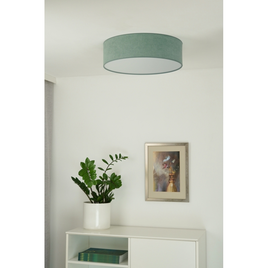 Duolla - Plafoniera LED CORTINA LED/26W/230V diametro 30 cm 4000K turchese