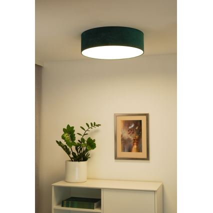 Duolla - Plafoniera LED CORTINA LED/26W/230V diametro 30 cm 4000K verde