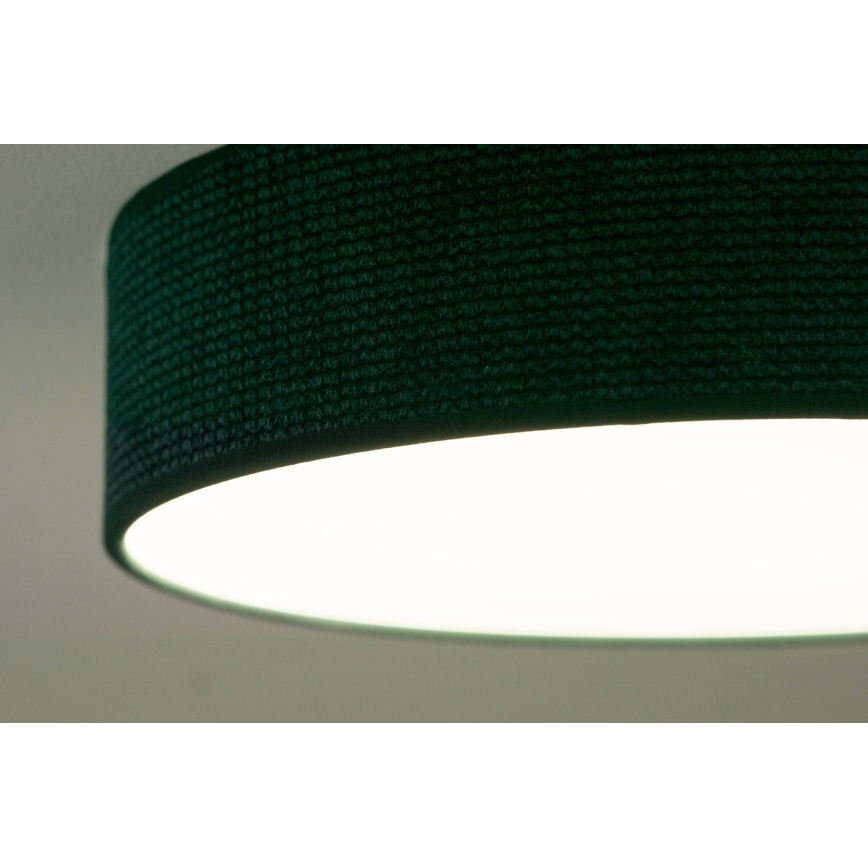 Duolla - Plafoniera LED CORTINA LED/26W/230V diametro 30 cm 4000K verde
