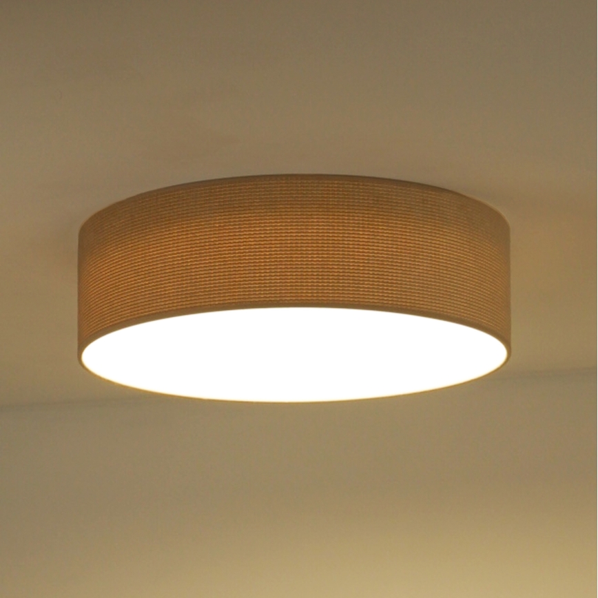 Duolla - Plafoniera LED CORTINA LED/26W/230V diametro 45 cm 4000K beige