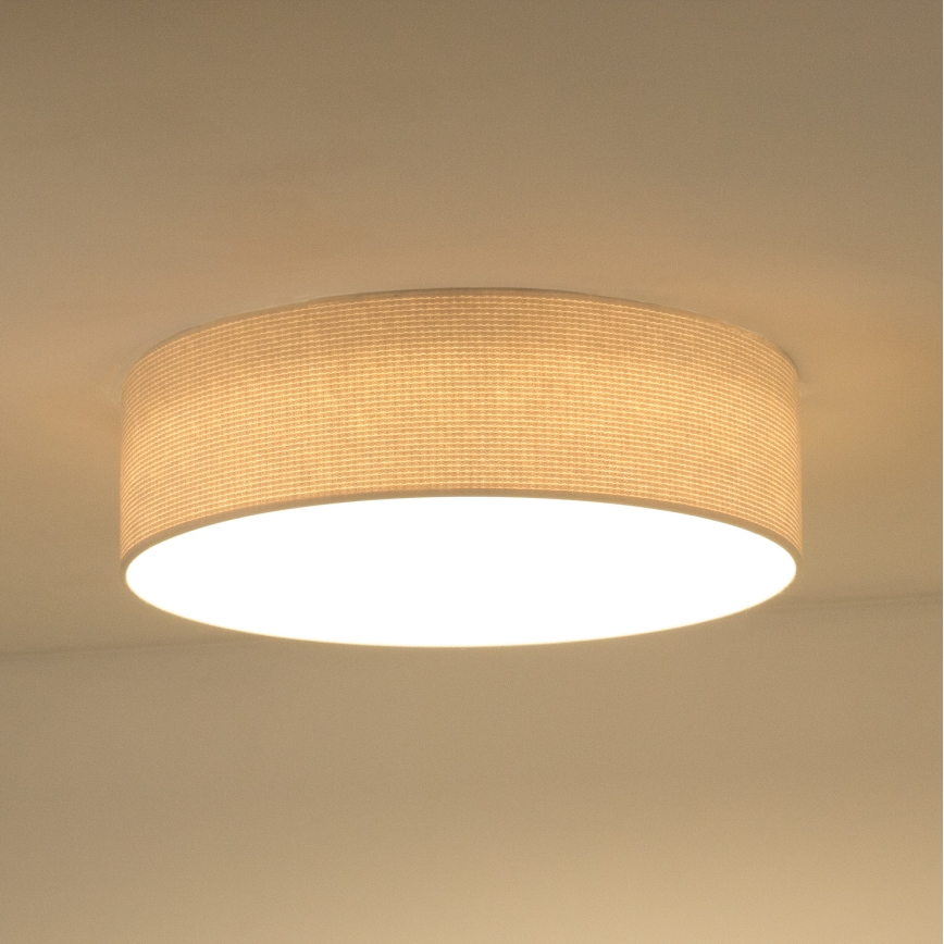 Duolla - Plafoniera LED CORTINA LED/26W/230V diametro 45 cm 4000K color crema