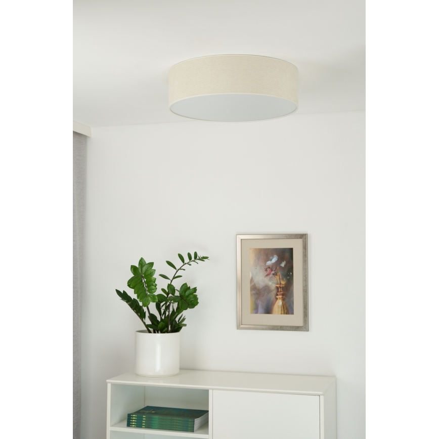 Duolla - Plafoniera LED CORTINA LED/26W/230V diametro 45 cm 4000K color crema