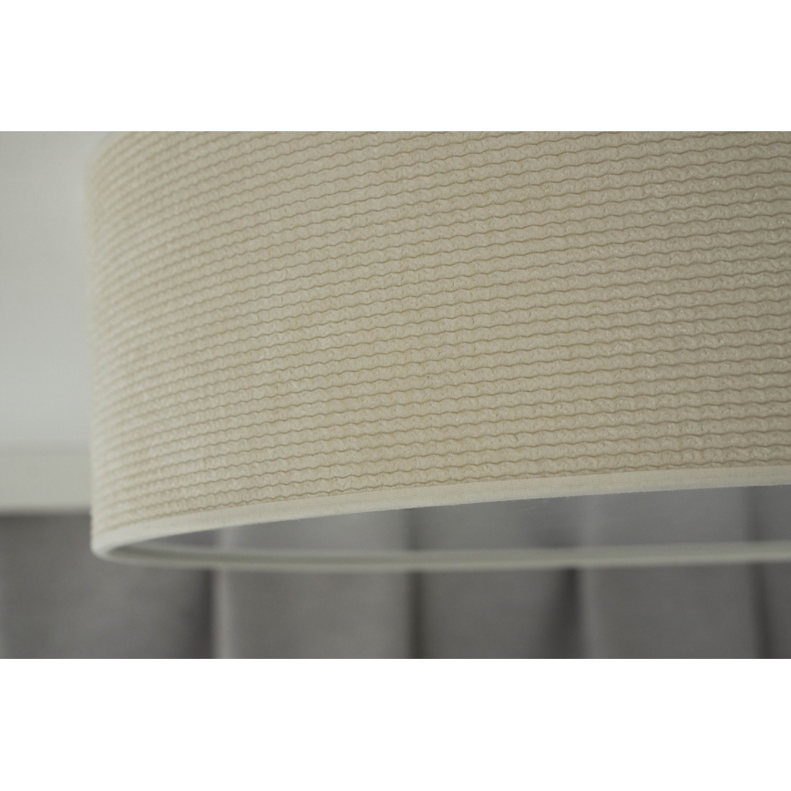 Duolla - Plafoniera LED CORTINA LED/26W/230V diametro 45 cm 4000K color crema
