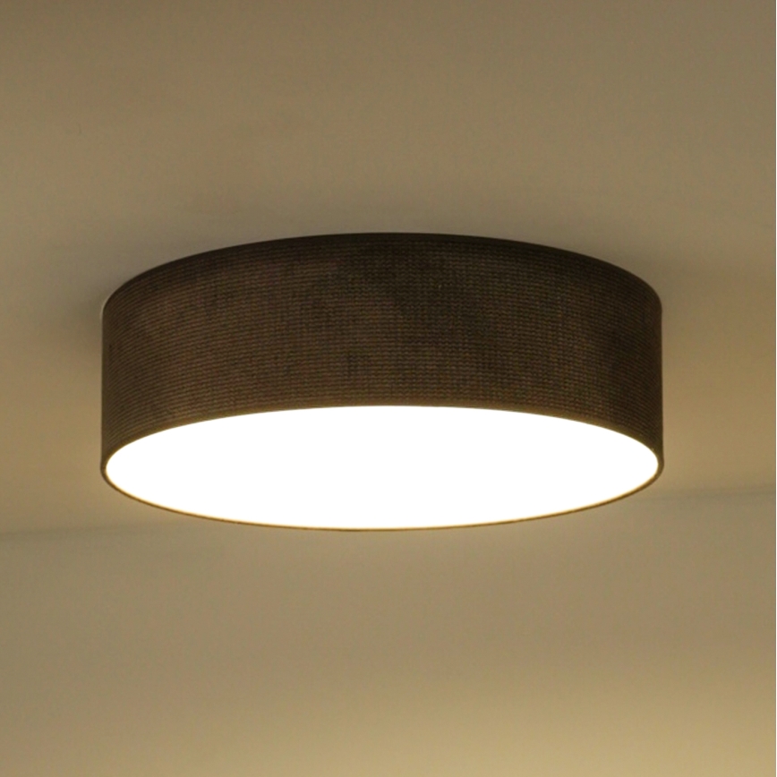 Duolla - Plafoniera LED CORTINA LED/26W/230V diametro 45 cm 4000K marrone