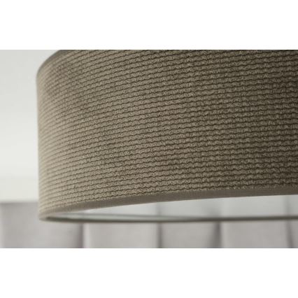 Duolla - Plafoniera LED CORTINA LED/26W/230V diametro 45 cm 4000K marrone