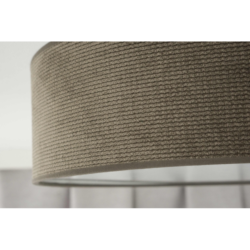 Duolla - Plafoniera LED CORTINA LED/26W/230V diametro 45 cm 4000K marrone