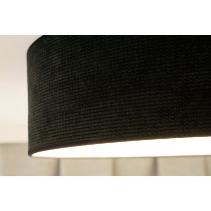 Duolla - Plafoniera LED CORTINA LED/26W/230V diametro 45 cm 4000K nero
