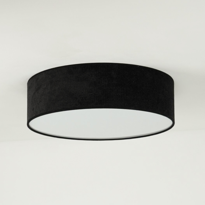 Duolla - Plafoniera LED CORTINA LED/26W/230V diametro 45 cm 4000K nero