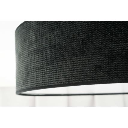 Duolla - Plafoniera LED CORTINA LED/26W/230V diametro 45 cm 4000K nero