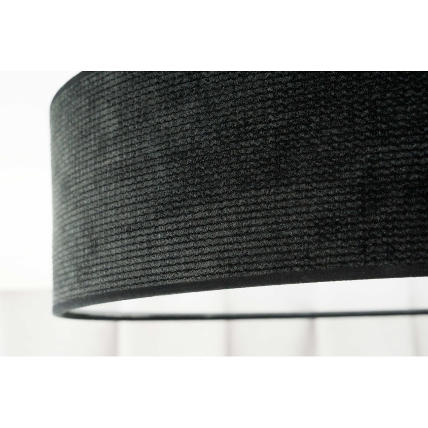 Duolla - Plafoniera LED CORTINA LED/26W/230V diametro 45 cm 4000K nero
