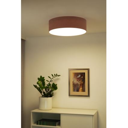 Duolla - Plafoniera LED CORTINA LED/26W/230V diametro 45 cm 4000K rosa