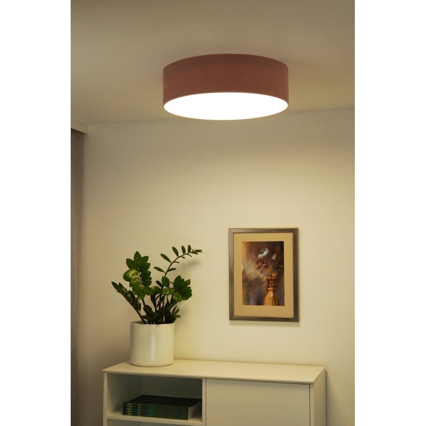 Duolla - Plafoniera LED CORTINA LED/26W/230V diametro 45 cm 4000K rosa