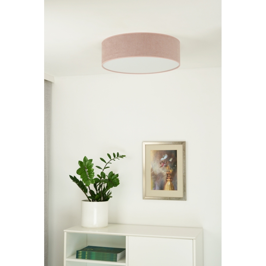 Duolla - Plafoniera LED CORTINA LED/26W/230V diametro 45 cm 4000K rosa