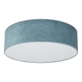 Duolla - Plafoniera LED CORTINA LED/26W/230V diametro 45 cm 4000K turchese