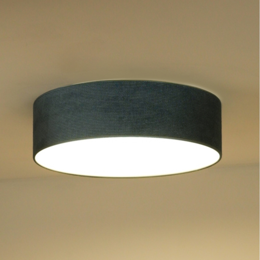 Duolla - Plafoniera LED CORTINA LED/26W/230V diametro 45 cm 4000K turchese