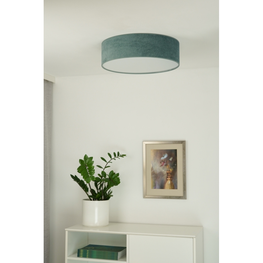 Duolla - Plafoniera LED CORTINA LED/26W/230V diametro 45 cm 4000K turchese
