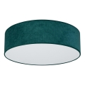 Duolla - Plafoniera LED CORTINA LED/26W/230V diametro 45 cm 4000K verde