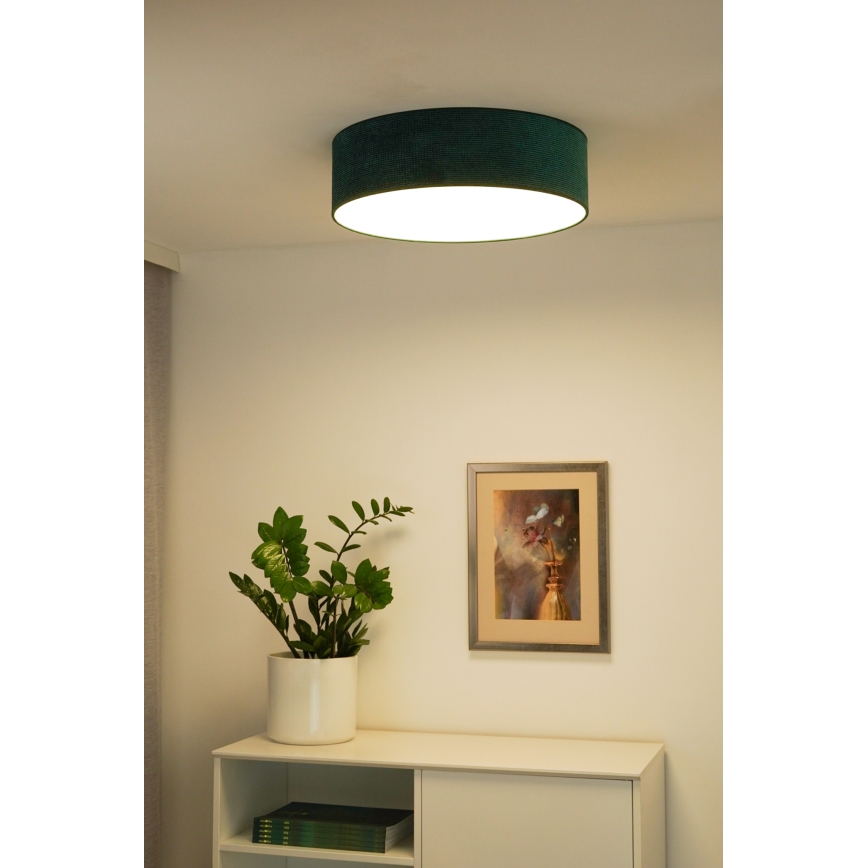 Duolla - Plafoniera LED CORTINA LED/26W/230V diametro 45 cm 4000K verde