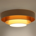Duolla - Plafoniera LED LUNETA LED/26W/230V diametro 60 cm 4000K beige/oro/color crema