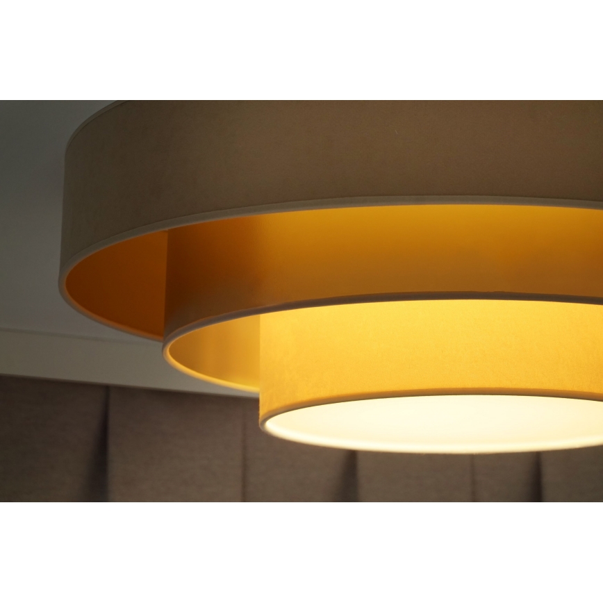 Duolla - Plafoniera LED LUNETA LED/26W/230V diametro 60 cm 4000K beige/oro/color crema