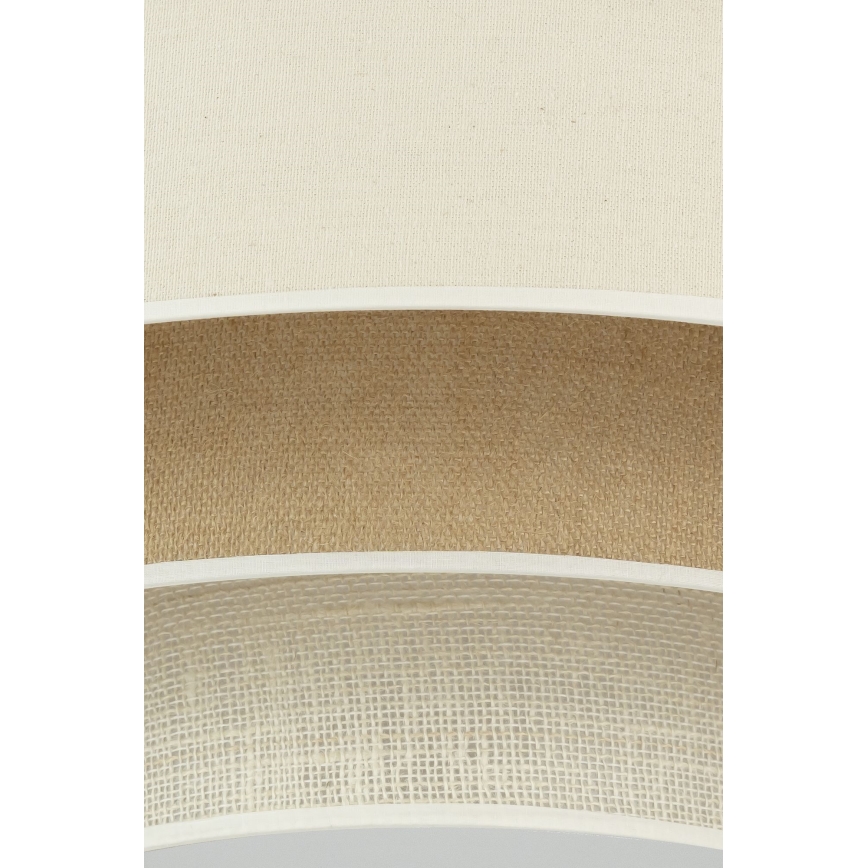 Duolla - Plafoniera LED LUNETA LED/26W/230V diametro 60 cm 4000K color crema/marrone