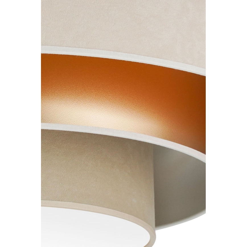 Duolla - Plafoniera LED LUNETA LED/26W/230V diametro 60 cm 4000K color crema/oro/beige