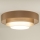 Duolla - Plafoniera LED LUNETA LED/26W/230V diametro 60 cm 4000K marrone/oro/bianco