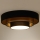 Duolla - Plafoniera LED LUNETA LED/26W/230V diametro 60 cm 4000K nero/oro