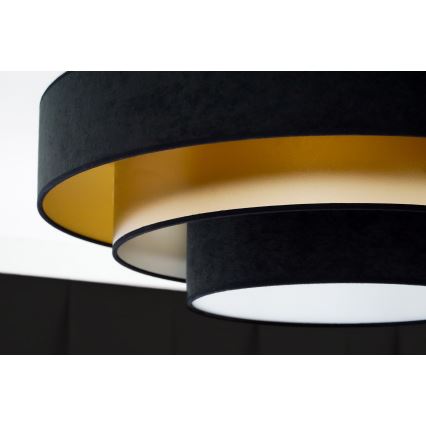 Duolla - Plafoniera LED LUNETA LED/26W/230V diametro 60 cm 4000K nero/oro