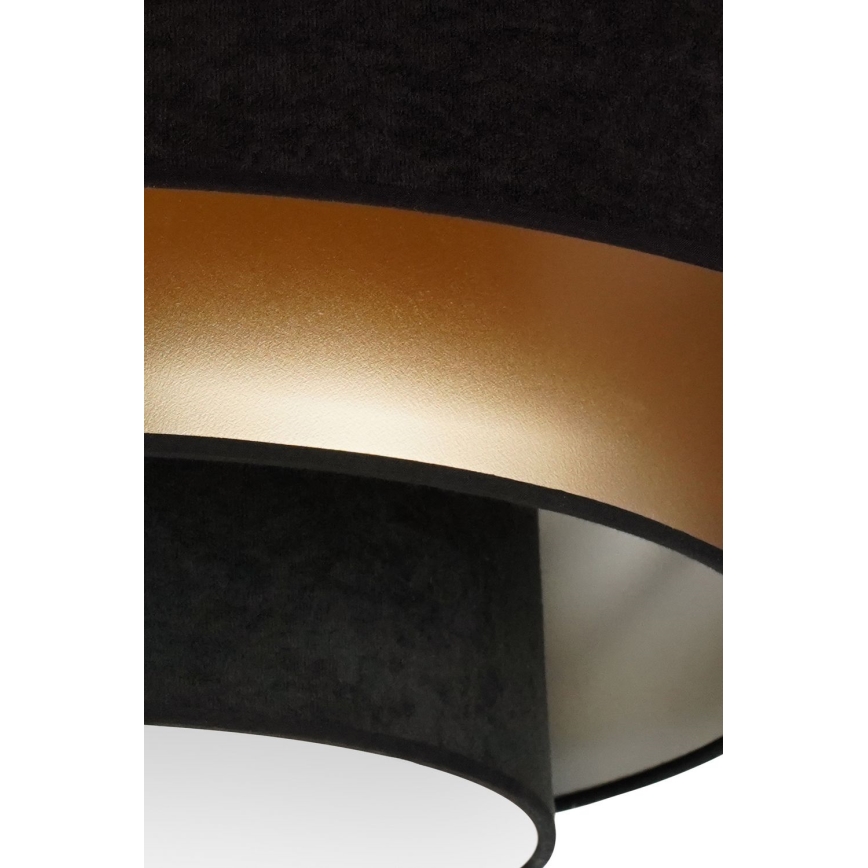 Duolla - Plafoniera LED LUNETA LED/26W/230V diametro 60 cm 4000K nero/oro