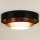 Duolla - Plafoniera LED LUNETA LED/26W/230V diametro 60 cm 4000K nero/rame/bianco