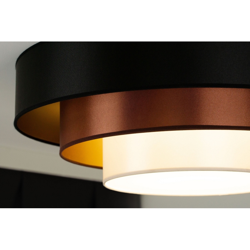 Duolla - Plafoniera LED LUNETA LED/26W/230V diametro 60 cm 4000K nero/rame/bianco
